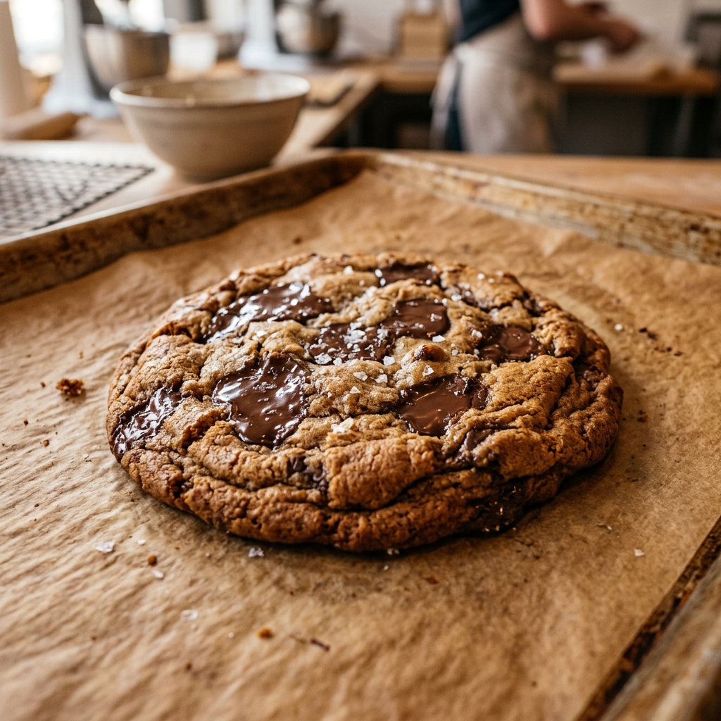 Etta's chocolate chunk cookie, baked fresh in Atlanta